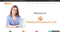 Desktop Screenshot of mahdiyainfo.com